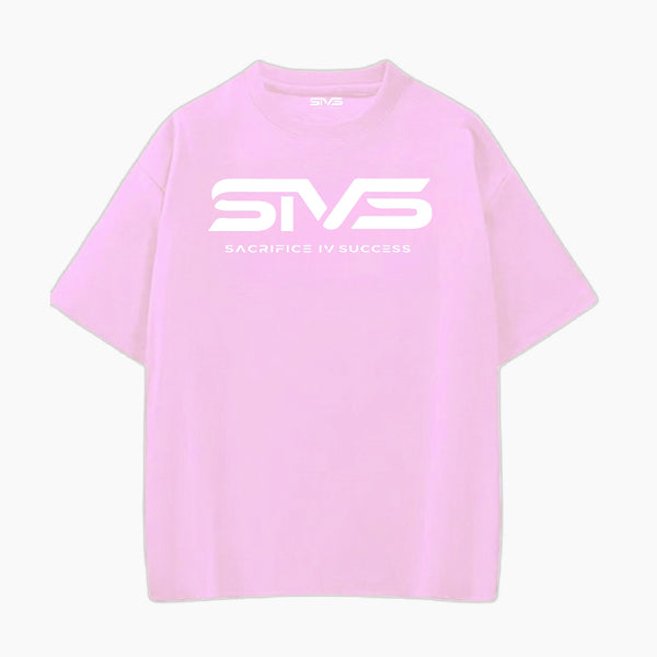 LOGO TEE  (Pink/White)