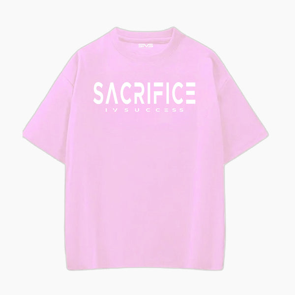 SIGNATURE TEE  (Pink/White)