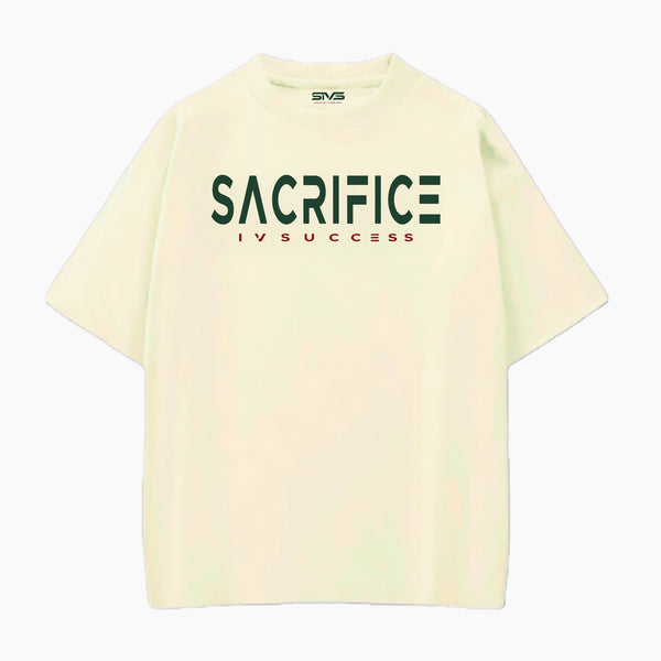 SIGNATURE TEE  (Cream/Green/Red)